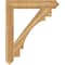 Ekena Millwork Merced Arts & Crafts Rough Sawn Bracket, Western Red Cedar, 6"W x 40"D x 48"H BKT06X40X48MRC03RWR - alternate 2
